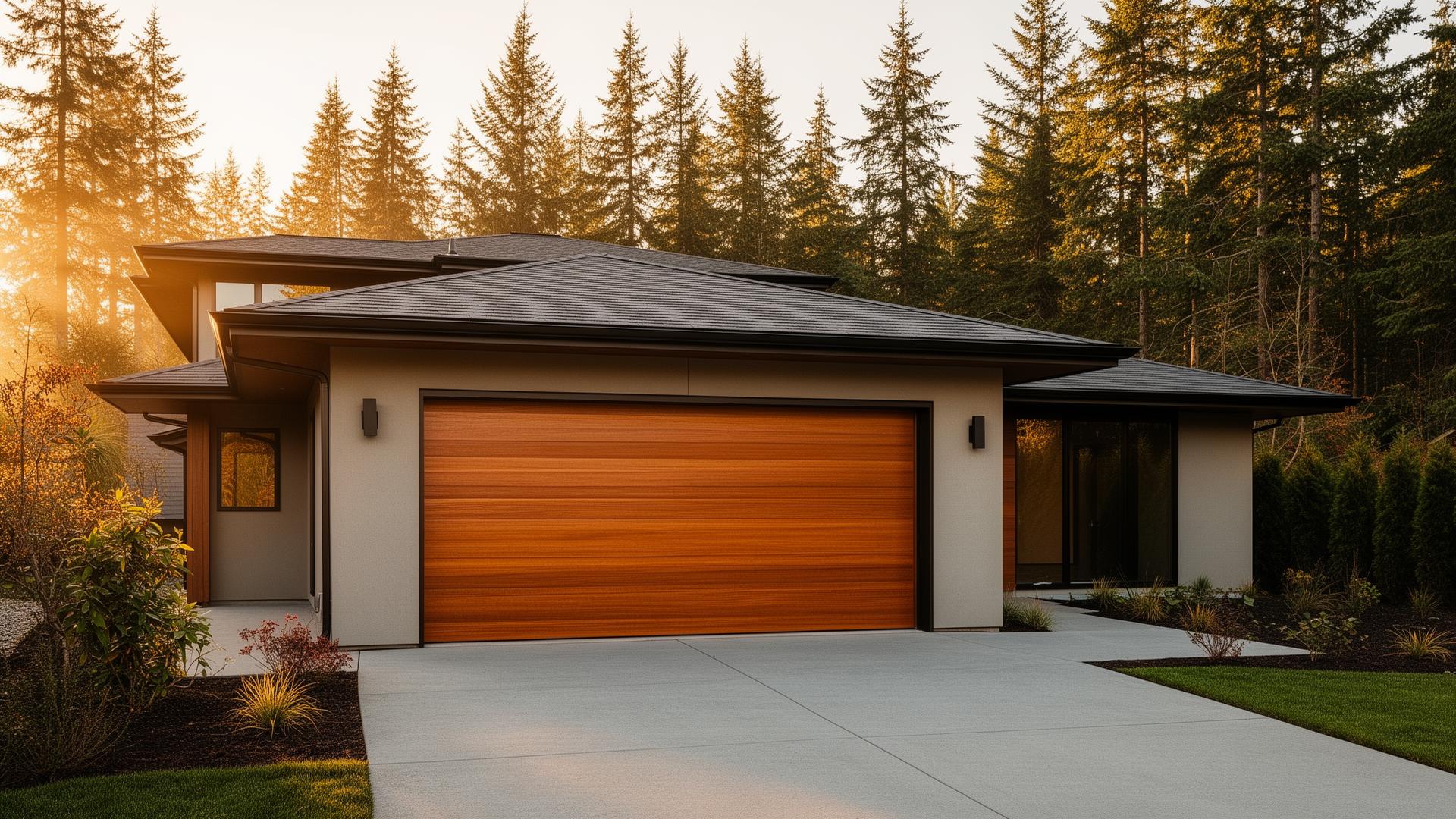 Beautiful residential garage door